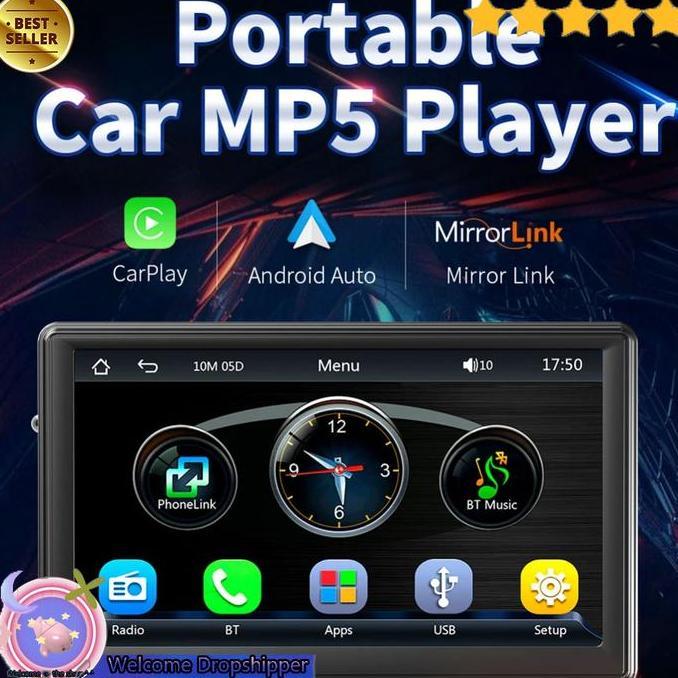 RULVOM ROWE Multimedia Video Player Mobil Wireless Carplay Android Auto 7 Inc
