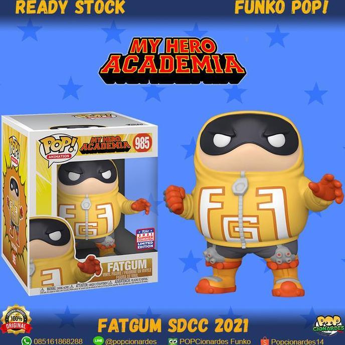 Funko POP My Hero Academia - Boku No - Fatgum Fat Gum SDCC 2021 #985