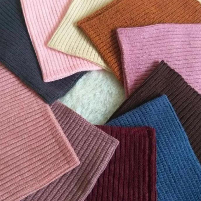 1 PASANG- Murah HIJAB ( Ciput ) CIPUT Rajut Warna Polos Bahan Tebal / Daleman kerudung wanita muslim
