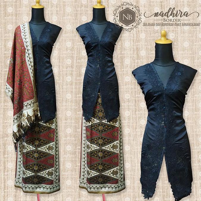 Promo Bahan Kebaya Bordir Manual Khas Bukittinggi Sumatra Barat