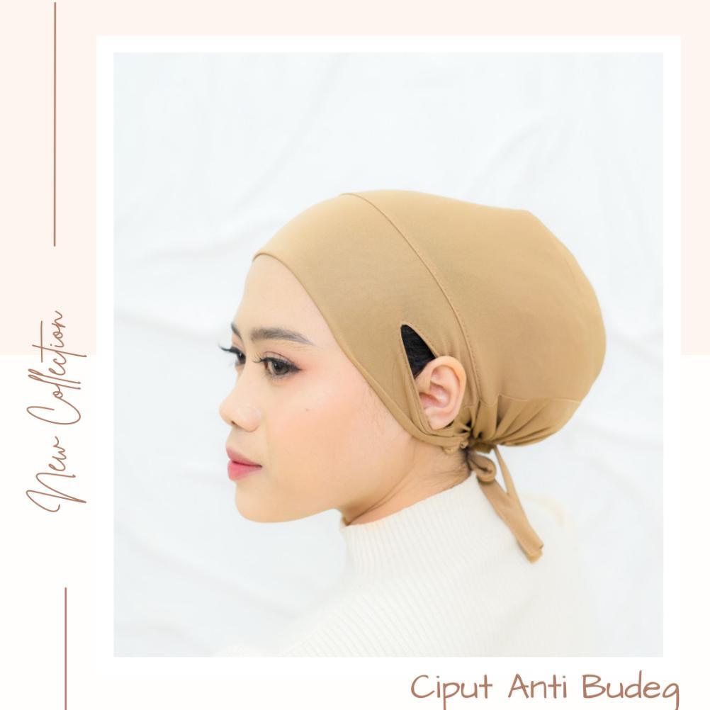 CIPUT Hijab Anti Budeg Pusing Lubang Telinga Bahan Jersey Daleman Kerudung