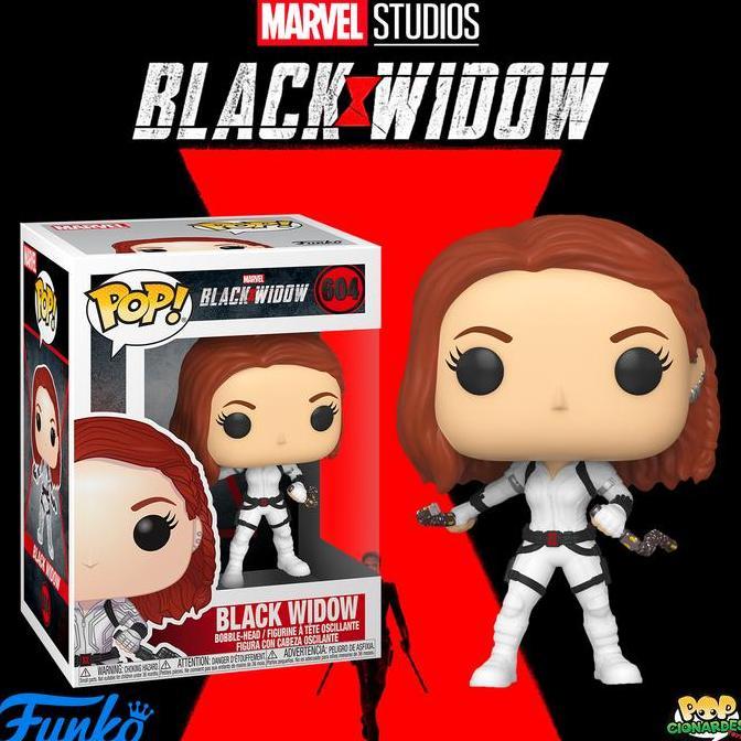Funko POP Marvel - Black Widow 2020 - Black Widow in White Suit #604