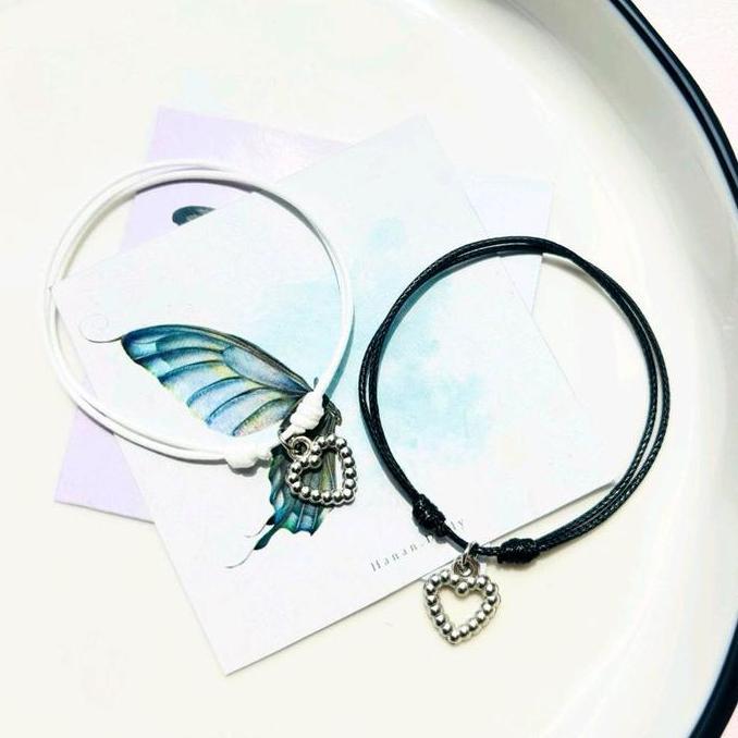 (2pcs/sepasang) Gelang Couple Love / Gelang persahabatan