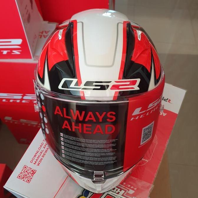 // HELM LS2 FF323 YONNY HERNANDEZ FULL FACE RINGAN //