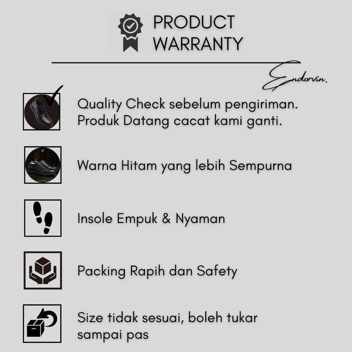 Sepatu Pantofel Formal Kantor Nikah Pria Kulit Asli Orinal 100% Ori