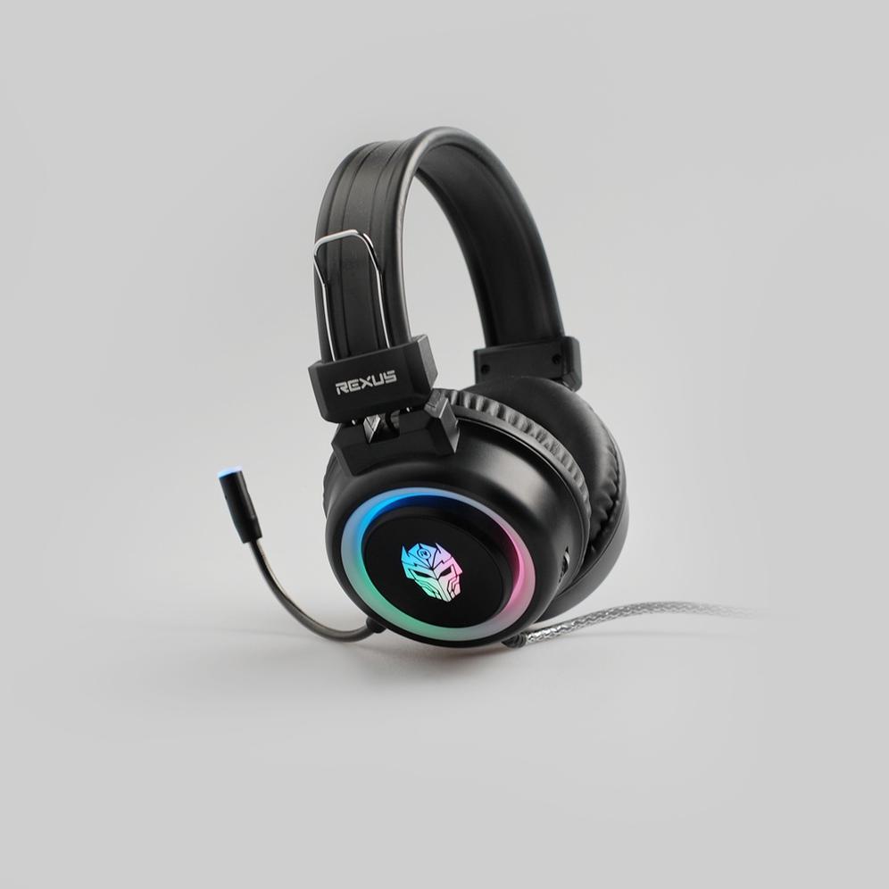 CUCI GUDANG Headset Headphone Gaming RGB PC Mobile Rexus Vonix F30 RGB Gaming Headset Headphone