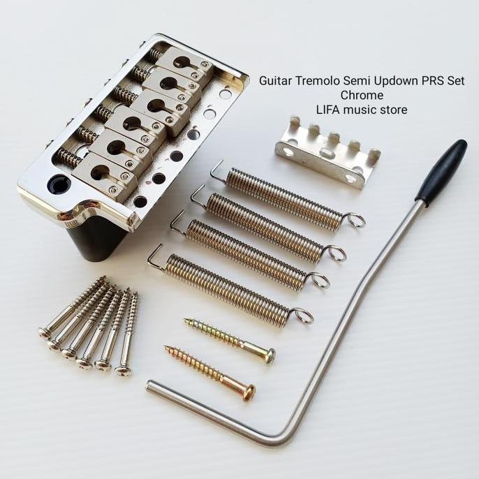 Guitar Tremolo Semi Updown PRS Set Chrome