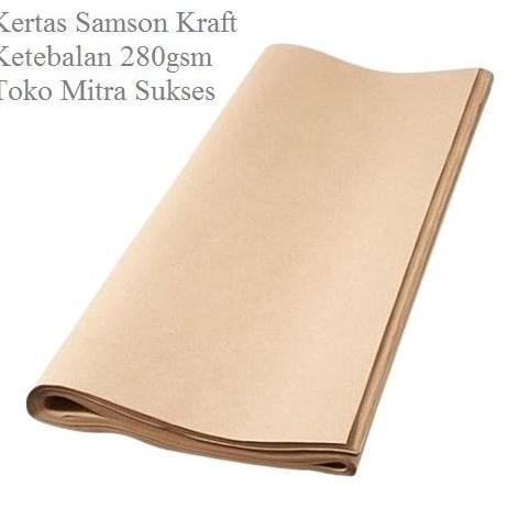 Kertas Samson Kraft 280Gsm Plano Harga Per Lembar