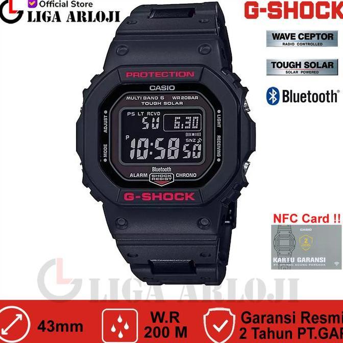 Casio G-Shock Gw-B5600Hr-1Dr - Jam Tangan Pria - Hitam Merah