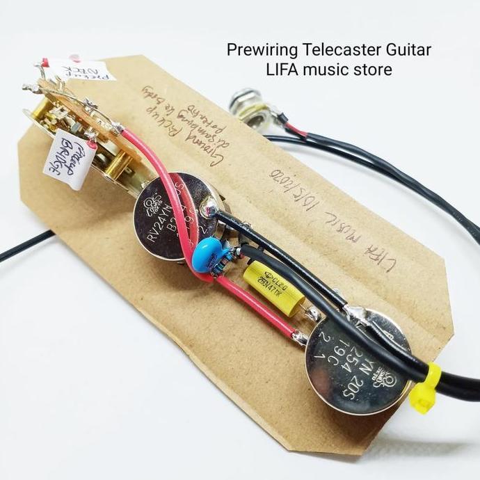 Prewiring Telecaster Gitar Set Tocos Japan 250K