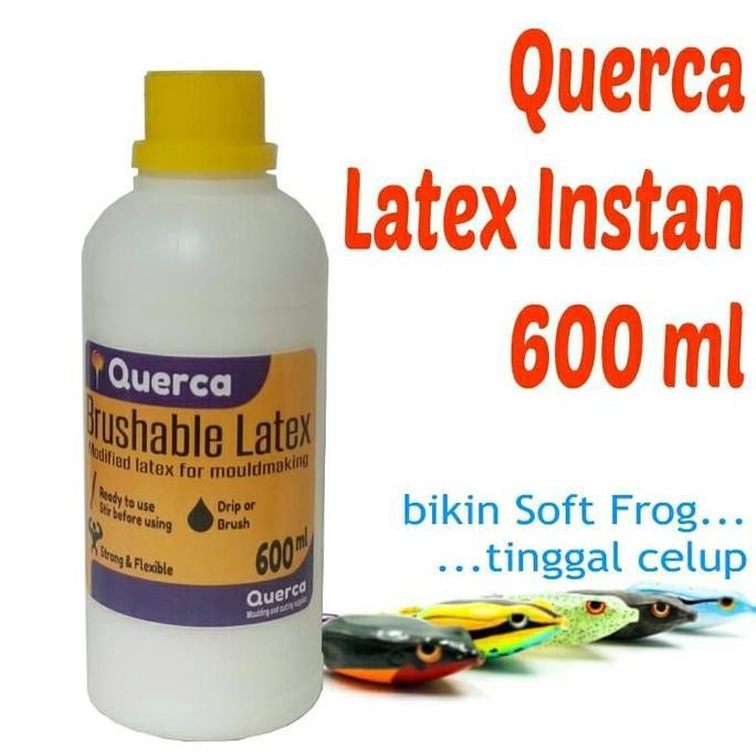 Querca Liquid Latex Instan. Latex Cair 600 Ml.