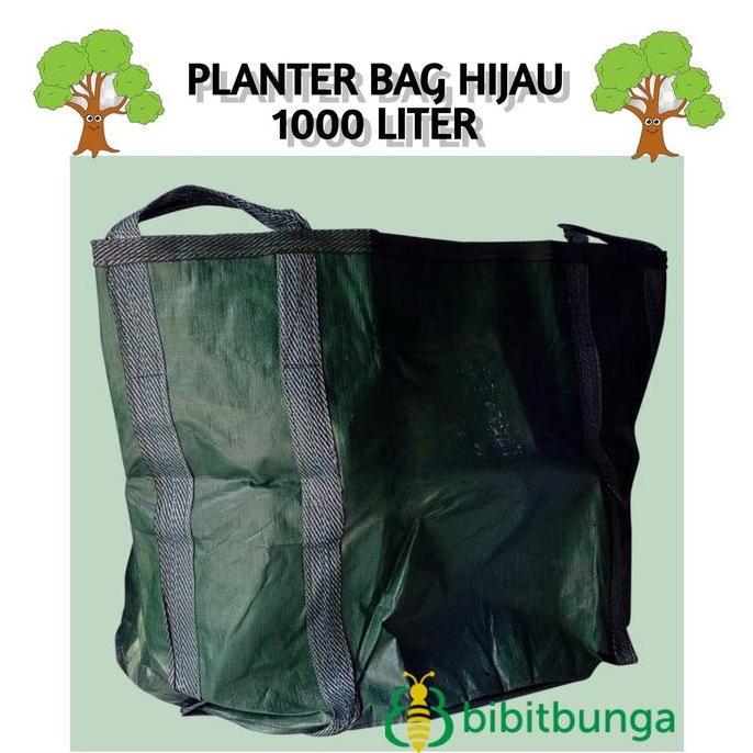 *$*$*$*$] Planter Bag Hijau Easy Grow 1000L Pot Polybag Bibit Tanaman Buah Besar
