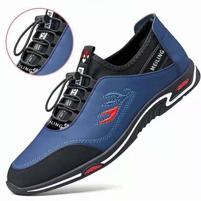 GenGeGo  Sepatu kulit pria yang mudah dipotong dan sepatu kerja pria