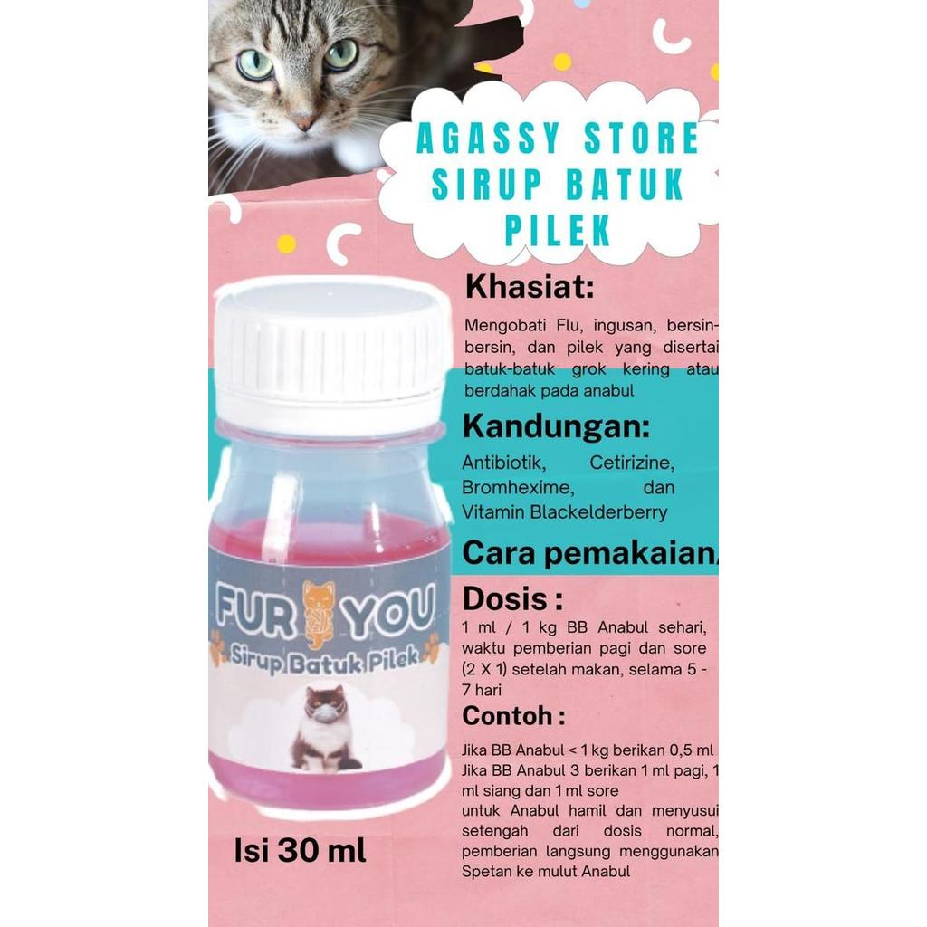FurYou obat batuk pilek kucing Ampuh batuk kucing sembuh paten