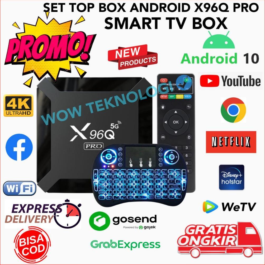 Set Top Box Digital Android X96Q PRO / STB Android TV BOX X96Q PRO Smart Media Player