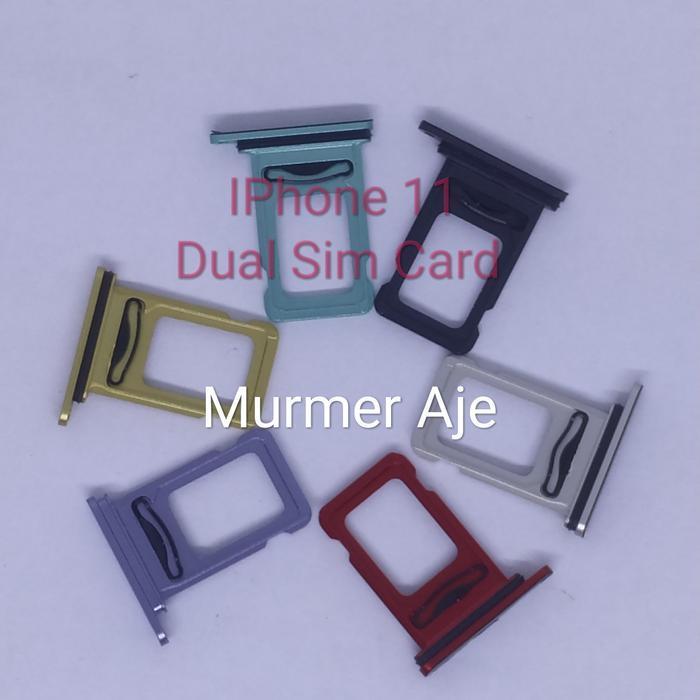 (Ready) Sim Card Tray Slot Sim Card Iphone 11 Dual Sim Oem Bestseller