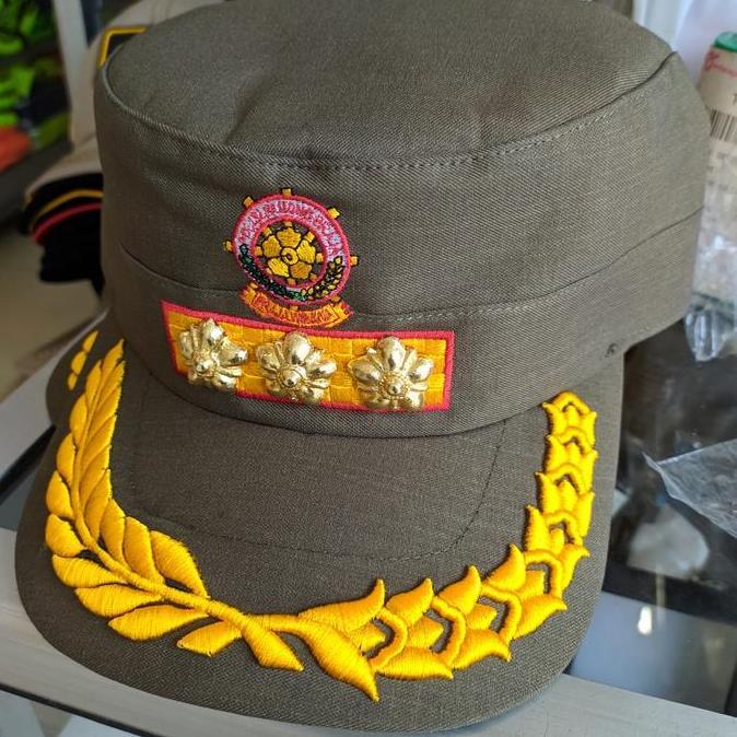 TOPI KOMANDO hijauPOL PP 4a 4b