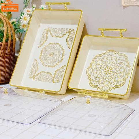 Sur FAMILY Nampan Aesthetic / Nampan Plastik Kotak / Nampan Plastik Buah / Nampan Snack / Wadah Pras