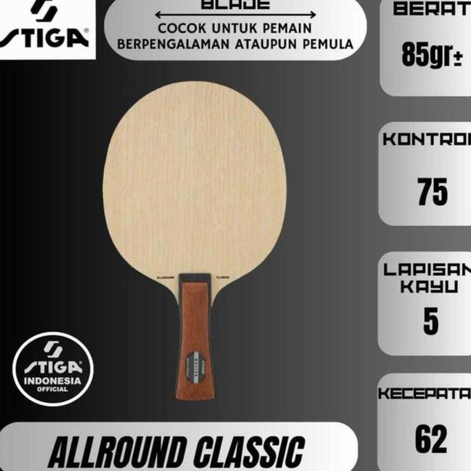 Bat Pingpong STIGA ALLROUND CLASSIC - ITTF approved 100%