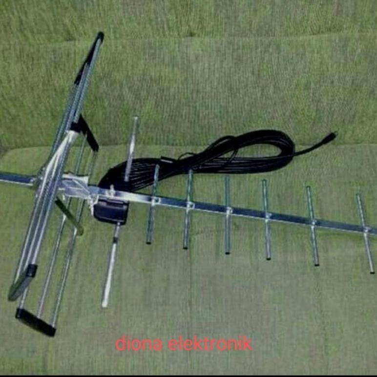 Antena TV Digital Luar/Outdoor + Kabel Antena PF