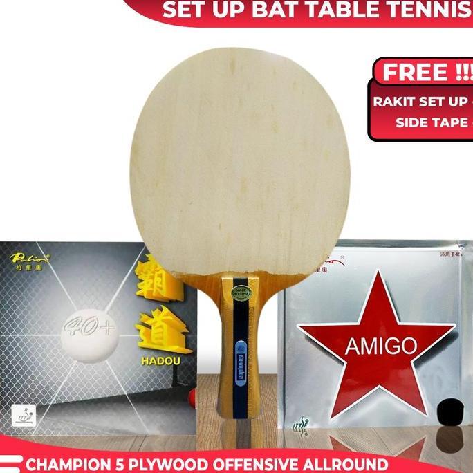 Setup Tenis Meja Pingpong Champion Palio Hadou 40+ Palio Amigo