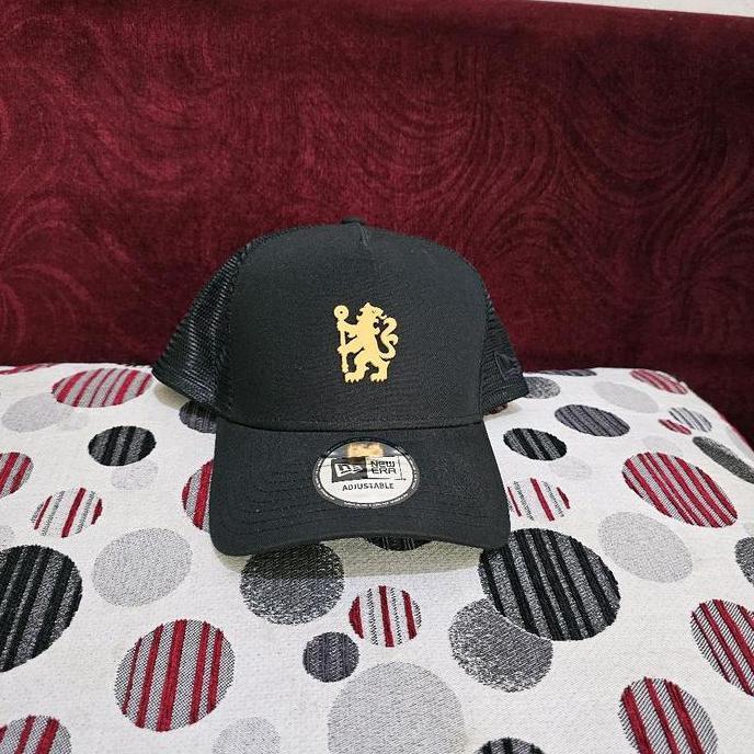 NewEra9.40 Chelsea Logo EF Trucker black gold bnwt