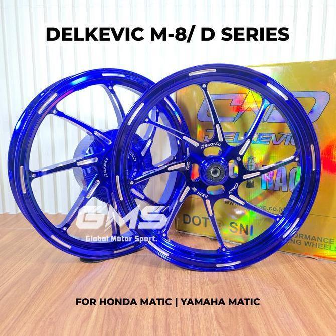 DELKEVIC M8 RING 14 VELG PELAK MOTOR AEROX NMAX NEW VARIO 125/ 150 ABS CBS MIO BEAT SCOOPY Original