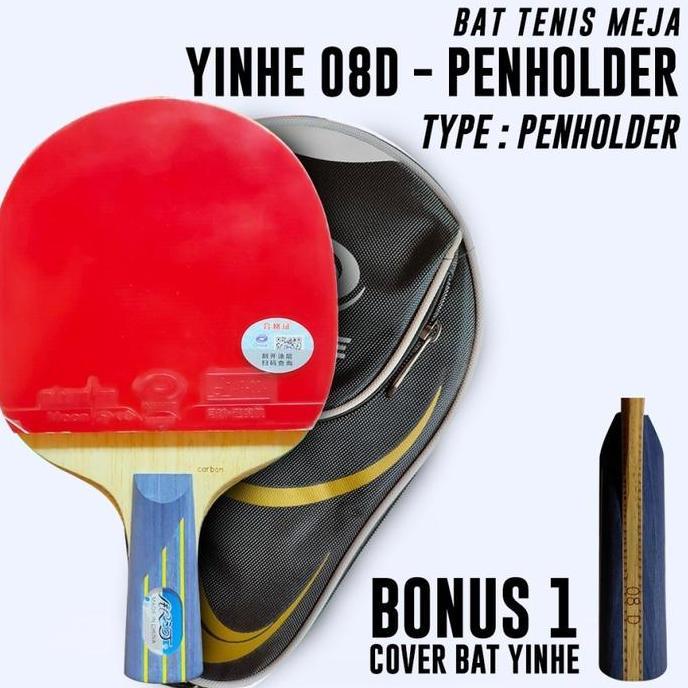 Bet Pingpong Tenis Meja Yinhe Yinhe 08D Bat Penholder Carbon