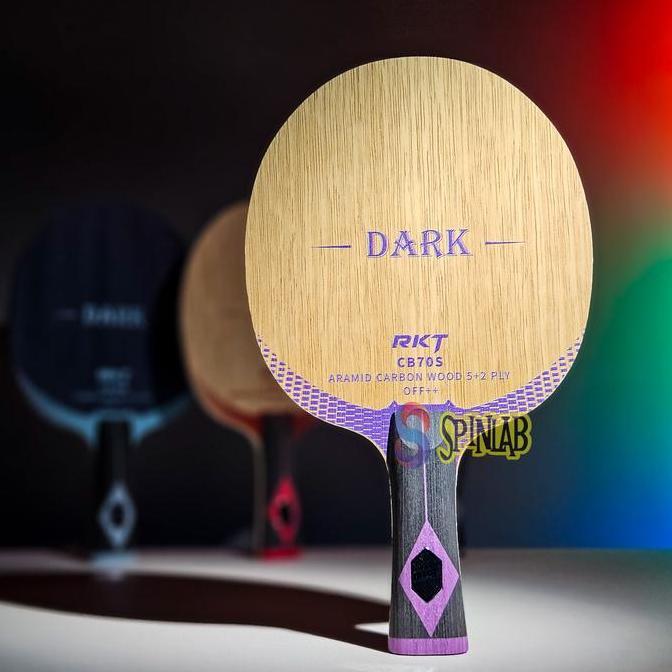 REACTOR RKT Dark CB70S | Blade Kayu Pingpong Tenis Meja Carbon