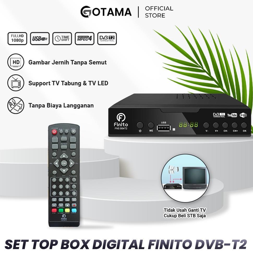 Set Top Box TV Digital Receiver Finito Besar Penerima Siaran Digital Receiver Full HD/ STB Wifi
