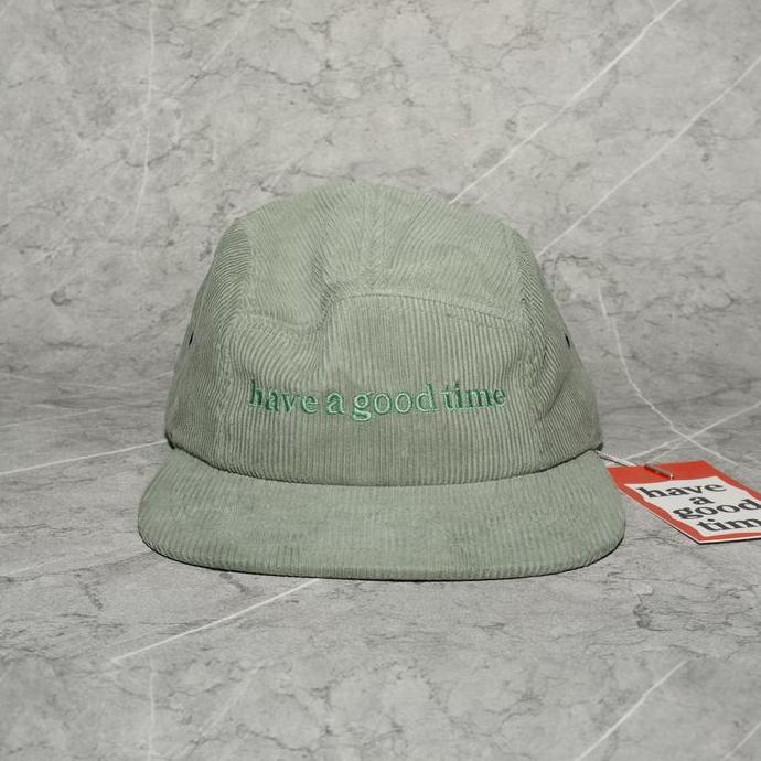 have a good time Side Logo Corduroy Cap Sage