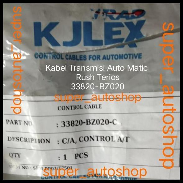 TERBARU KABEL TRANSMISI RUSH AUTO MATIC & TERIOS AUTO MATIC 