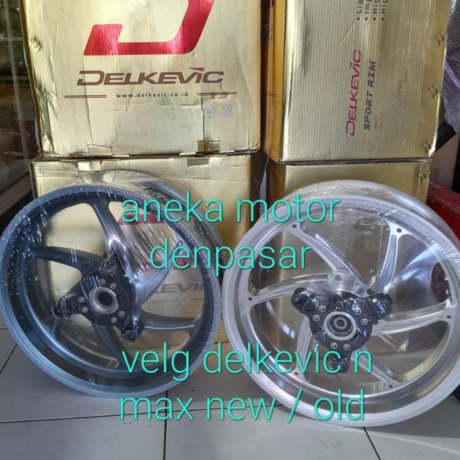 VELG DELKEVIC R13 NMAX NEO NMAX NEW NMAX OLD BLACK AND SILVER (LIHAT DESKRIPSI PRODUK) Original