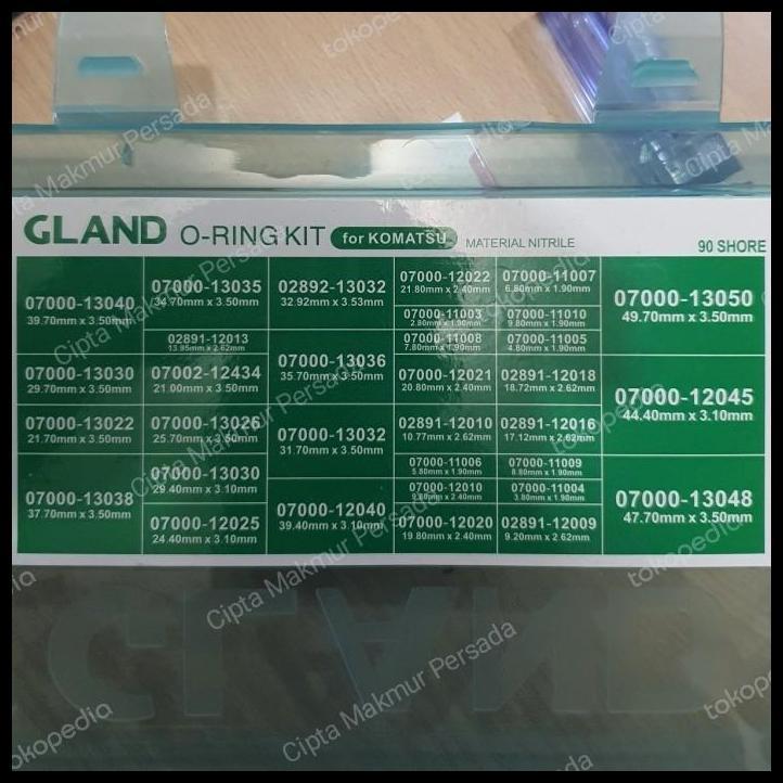TERBARU ORING BOX KOMATSU / ORING SET / KARET RING SET / SEAL SET MOTOR-MOBIL 