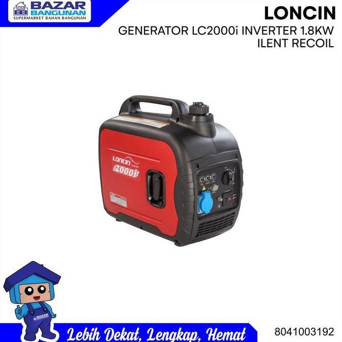Loncin - Mesin Genset Generator Listrik Portable Lc 2000I Lc2000I 1800 W