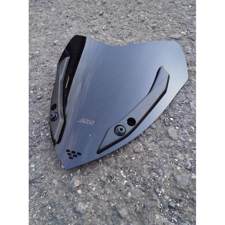 [Original] Windshield Geba XMAX - Visor V1 XMAX, Solidblack