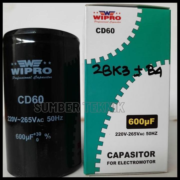 TERMURAH CAPASITOR KAPASITOR STARTING  CAPASITOR START WIPRO 45MF-600MF 