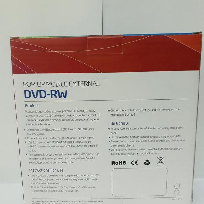 dvd-rw External M-TECH 3.0 PORTABLE Optical Drive 3.0 slim DVD RW Terlaris