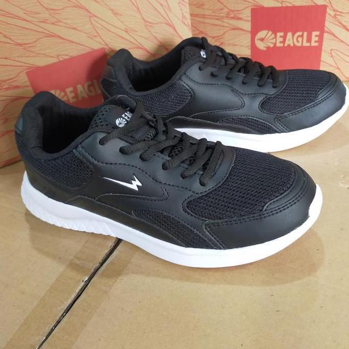 Sepatu Sneakers EAGLE Monza Hitam putih orinal