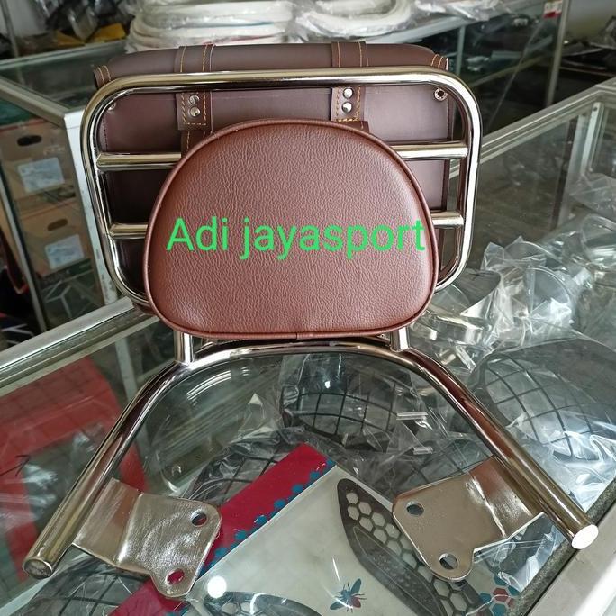 aksesoris Scoopy sandaran backrack Behel belakang Scoopy 2021