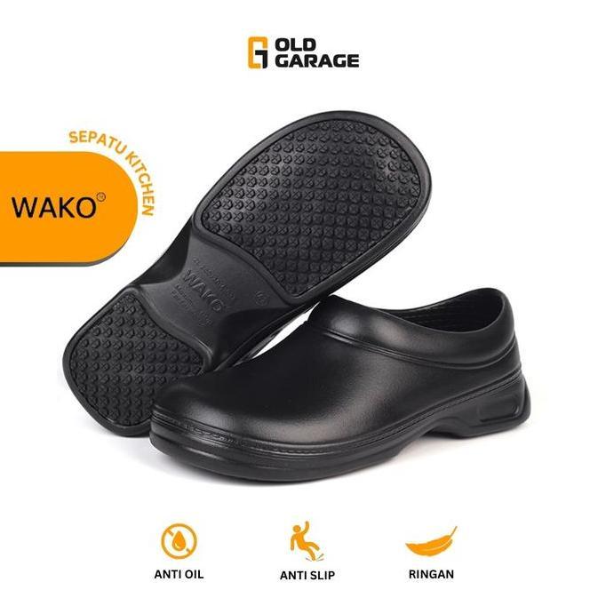 Sepatu Kitchen Chef Shoes Sepatu Chef Anti Slip Wako 9031