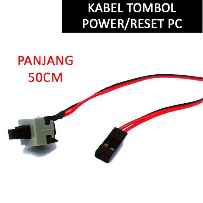 Kabel Tombol Power Atau Reset Switch Front Panel Komputer PC