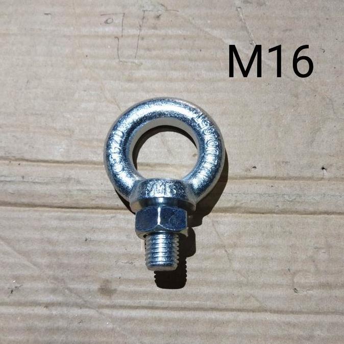 Eye Bolt M16 Hengzhu Mata Baut Gantung Eyebolt 16Mm Dengan Mur High Quality