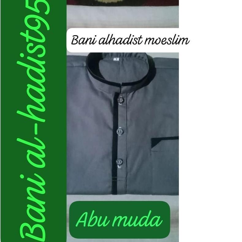 NEW PRODUCT Baju Jubah Gamis Pria Dewasa Variasi/polos Warna hitam Tangan Panjan Non Manset