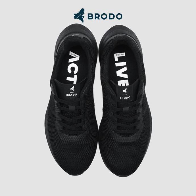 Sepatu Brodo Active Sprint - Full Black