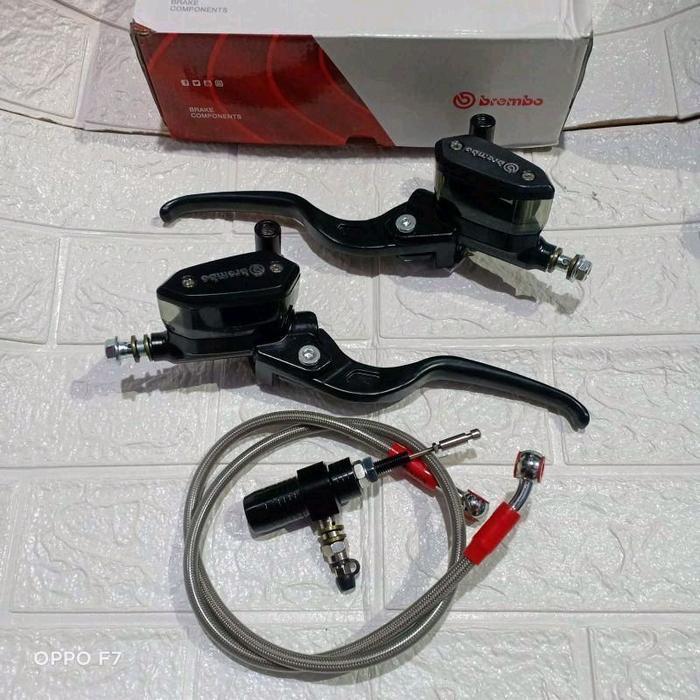 Master Rem Hidrolik Brembo Set Stut Kopling Selang 90 Cm Clutch Pump Handle Kopling Set Universal Kl