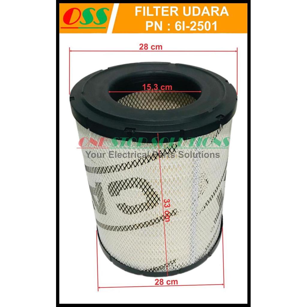 TERLARIS AIR FILTER / FILTER UDARA CAT CATTERPILLAR 6I-2501 6I2501 