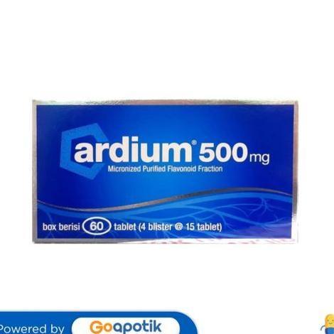 Ardium 500 Mg Box 60 Tablet Original