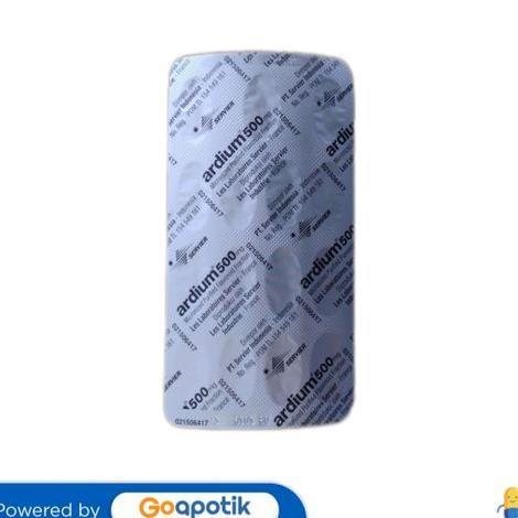 Ardium 500 Mg Strip 15 Tablet Original