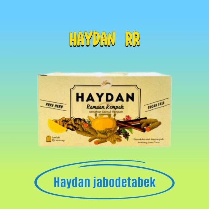 Teh haydan Teh Detox | Teh Celup Rempah | JSR  | Ramuan Rempah Haydan Herbal